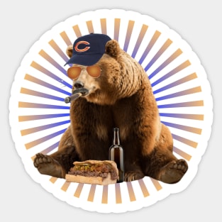 Real Chicago Bear Sticker